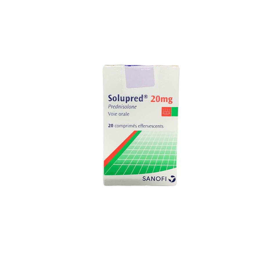 Solupred 20mg (Prednisolone) Sanofi (C/20v) France