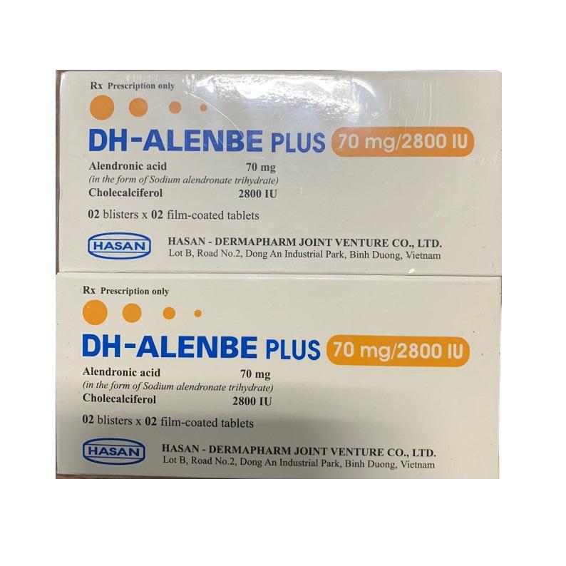 DH-Alenbe Plus 70mg/2800IU (Acid Alendronic, Cholecalciferol) Hasan (H/4v)