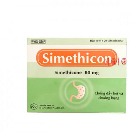 Simethicone 80mg Khapharco (H/200v)