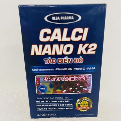 Calci Nano K2 Tảo Biển Đỏ Phương Đông (C/30v)