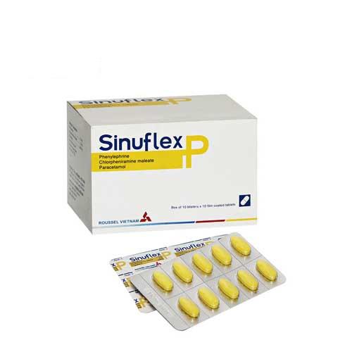 Sinuflex D (Loratadin, Paracetamol, Phenylephrin) Roussel (H/100v)