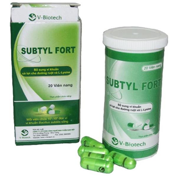 Subtyl Fort V Biotech (Tuýp/20v)
