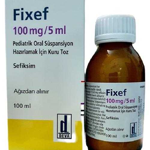 Fixef 100mg/5ml (Cefixim) DEVA Turkey (H/ 1 lo /100ml)