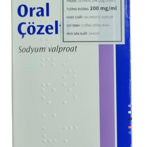 Depakine 200mg/ml (Natri valproate) SANOFI  Turkey (H/40ML) 