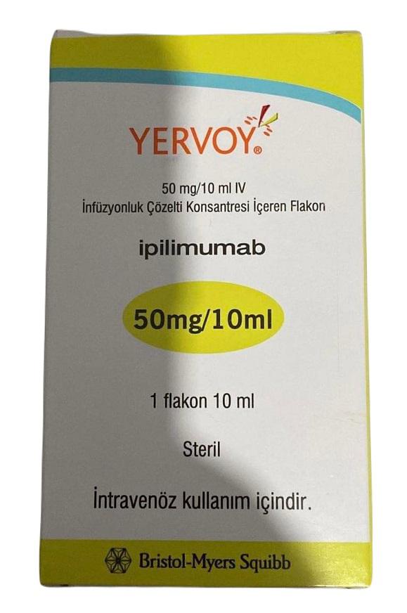 Yervoy 50mg/10ml (Ipilimumab) Bristol-Myers Squibb (H/1 Lọ) TNK