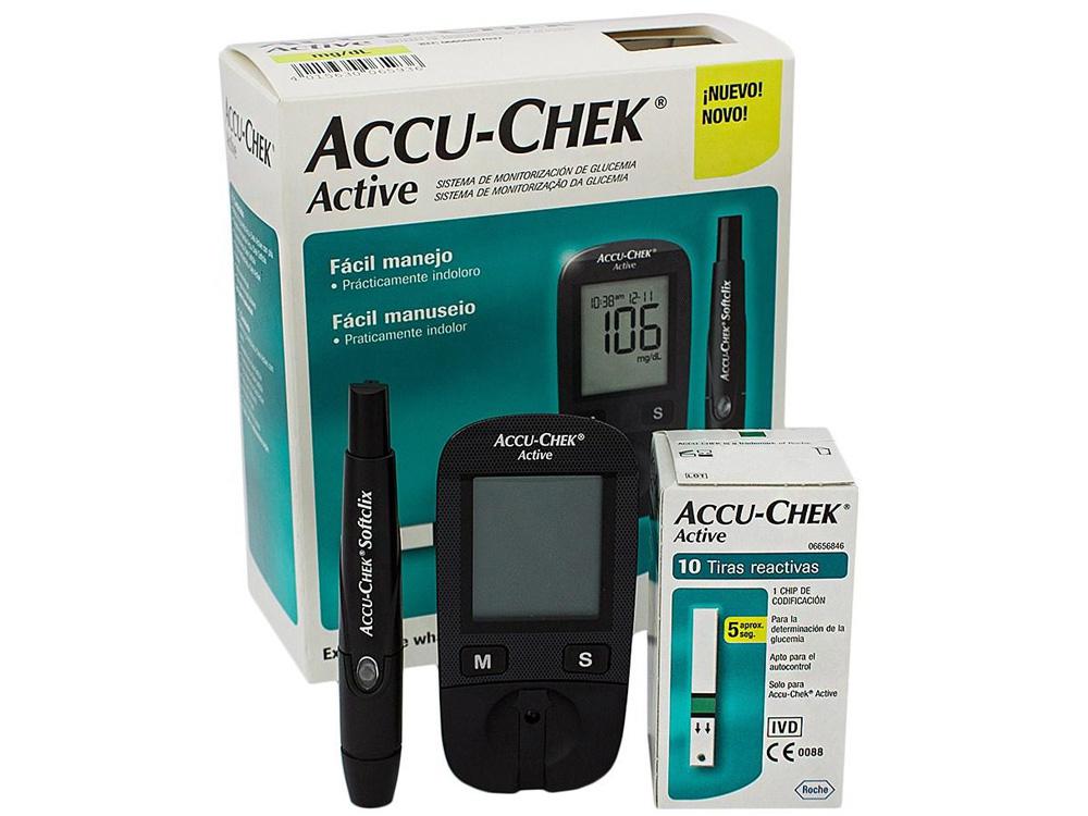 Máy Đo Đường Huyết Accu Chek Active Roche (Bộ)