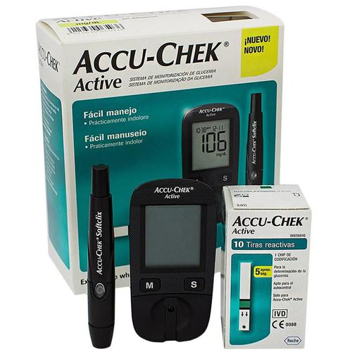 Máy Đo Đường Huyết Accu Chek Active Roche (Bộ)