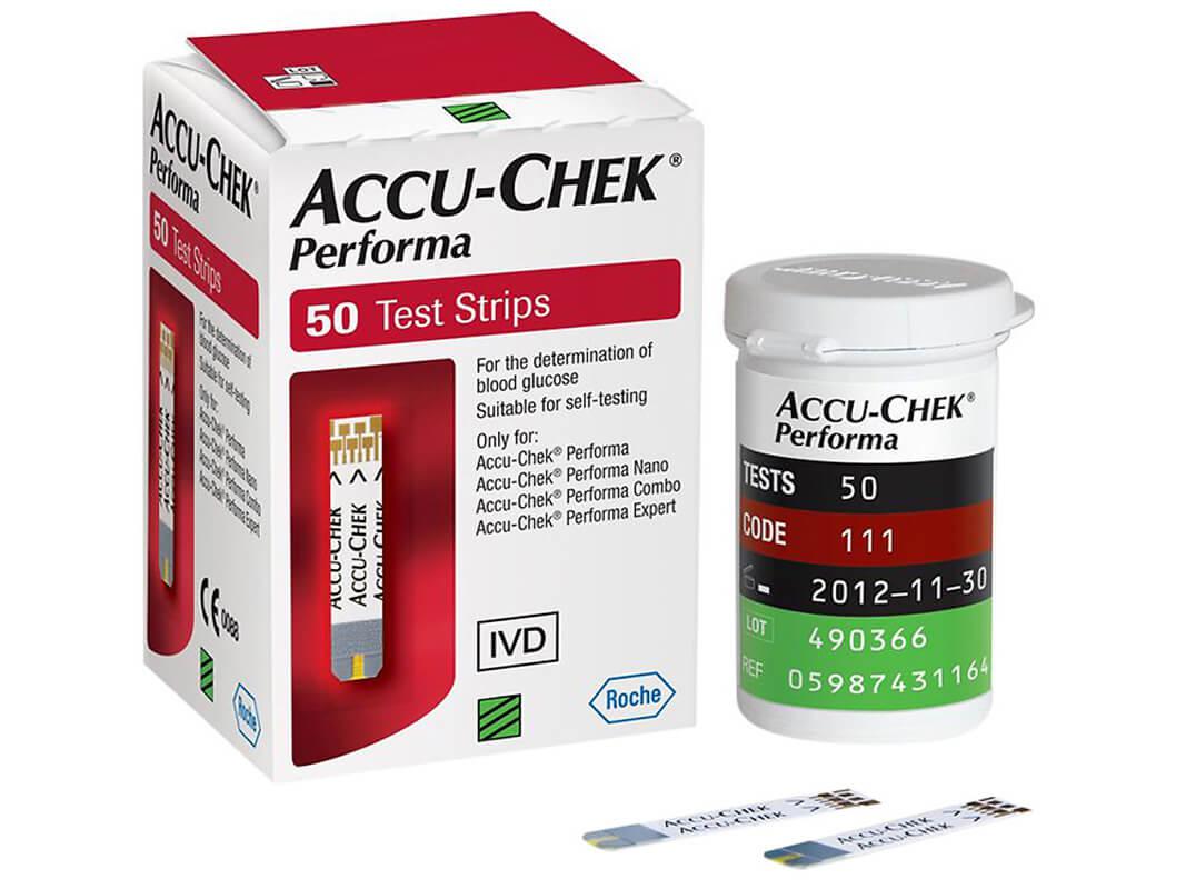  Que Thử Đường Accu-Check Perfoma Roche (H/50q)