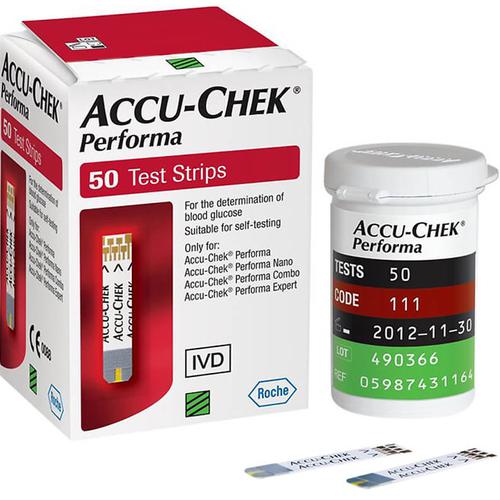  Que Thử Đường Accu-Check Perfoma Roche (H/50q)