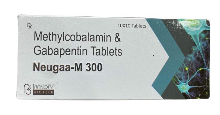 Neugaa-m 300 (Gabapentine,Methylcobalamin) branofy biotech (H/100V) INDIA