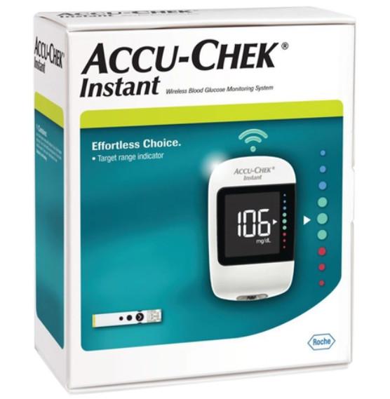 Máy Đo Đường Huyết Accu Chek Instant Roche (Bộ)