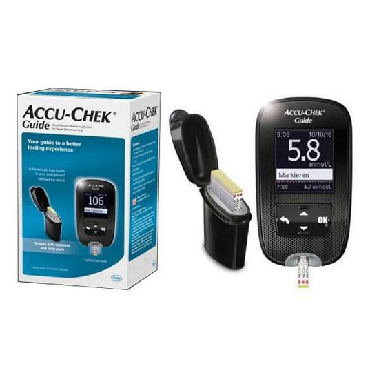 Máy Đo Đường Huyết Accu Chek Guide Roche (Bộ)