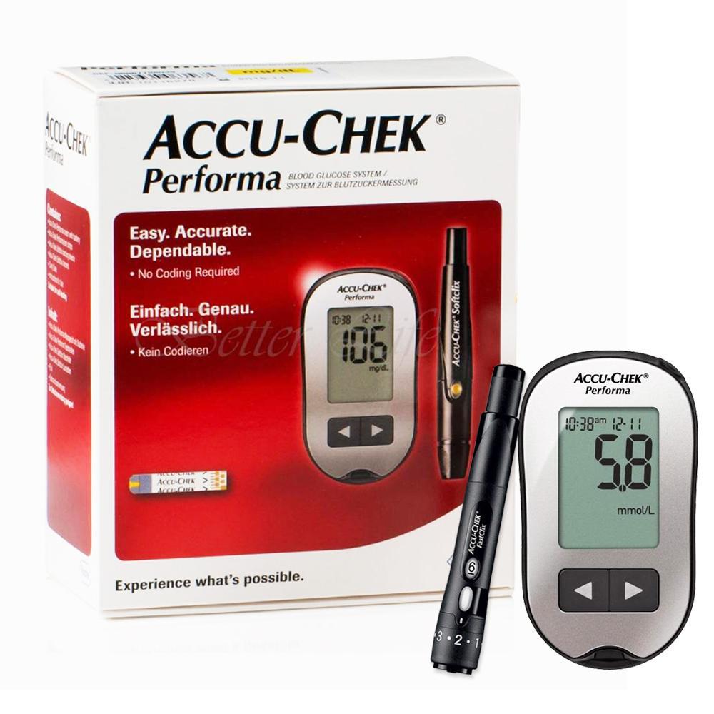 Máy Đo Đường Huyết Accu Chek Performa Roche (Bộ)