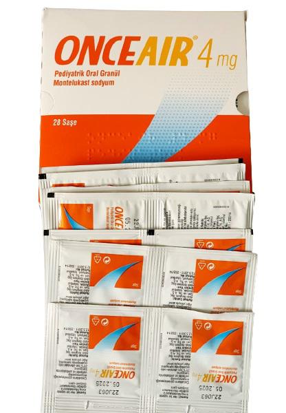 ONCEAIR  4mg (Montelukast) Abdi Ibrahim Turkey (H/28 goi) 