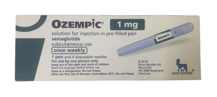 Ozempic 1mg (Semaglutide) Novo Nordisk Denmark (H/1 But)