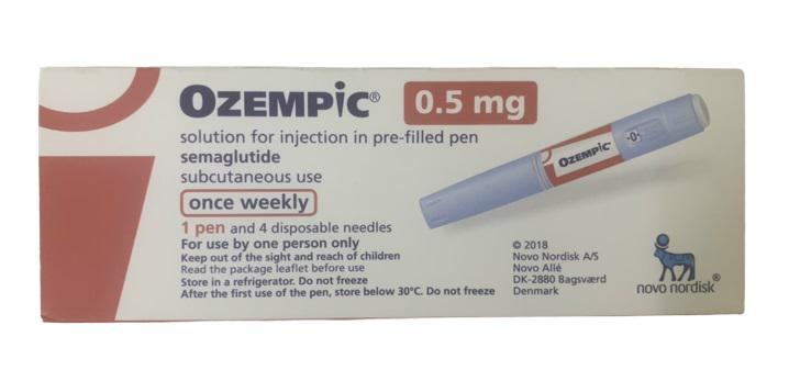 Ozempic 0.5mg (Semaglutide) Novo Naordisk Denmark (H/1 But)