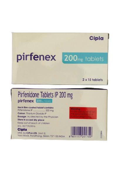 Pirfenex 200mg (Pirfenidone) Cipla (H/30v) INDIA