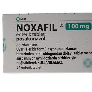 Noxafil 100mg (posaconazole) MSD Turkey (H/24V) 