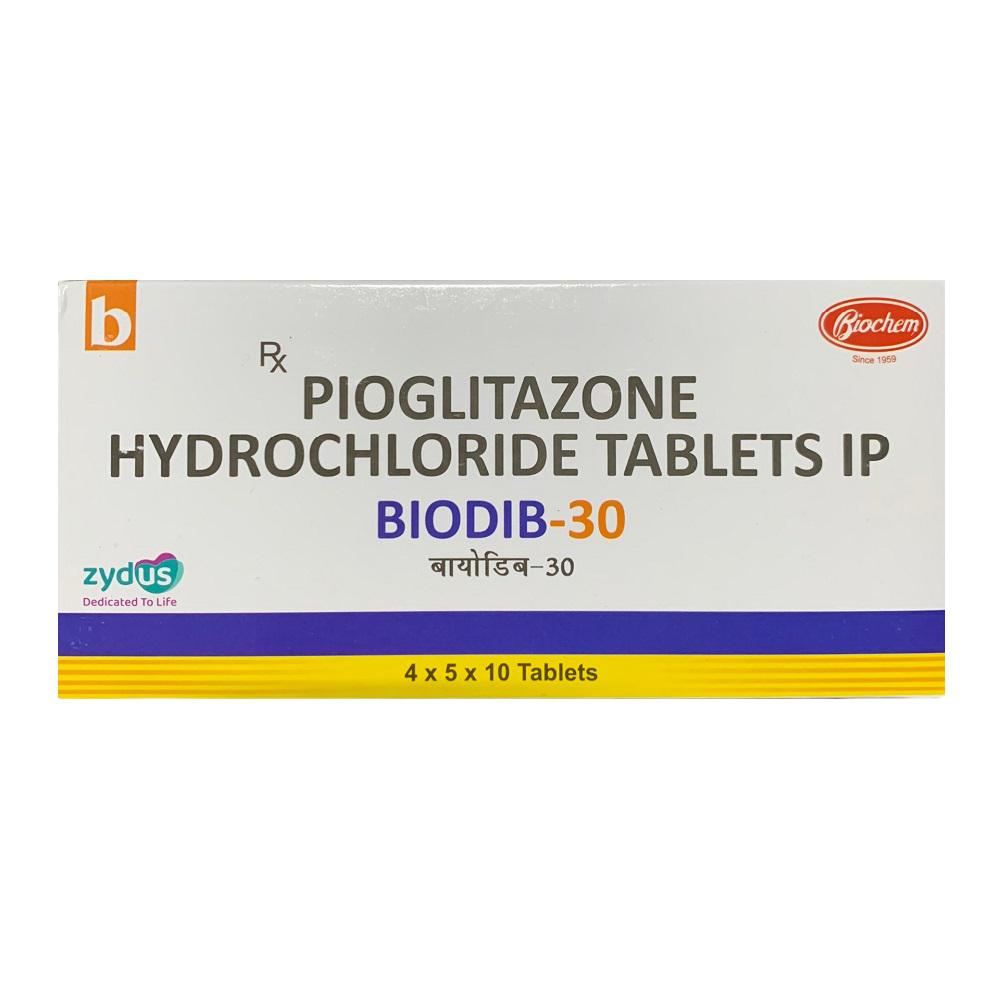 Biodib 30 (Pioglitazone) Biochem (H/200v) Ấn Độ