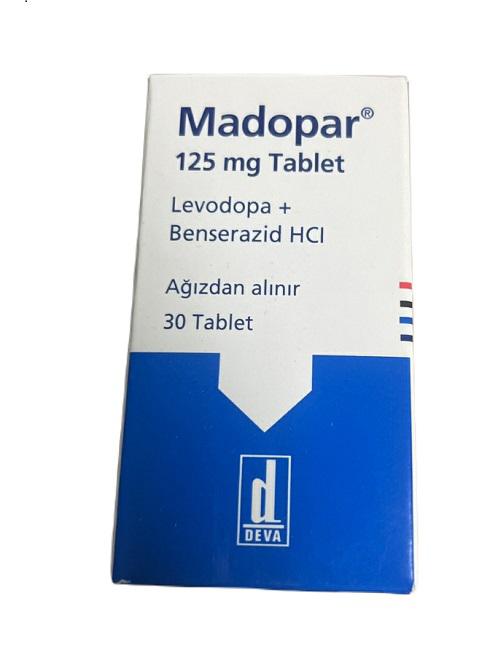 Madopar 125mg (Levodopa, Benserazide) DEVA Turkey (H/30 V)
