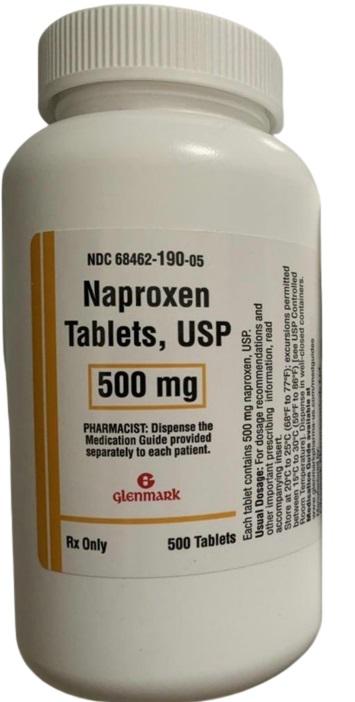 Naproxen 500mg Glenmark (Lọ/500 Viên)