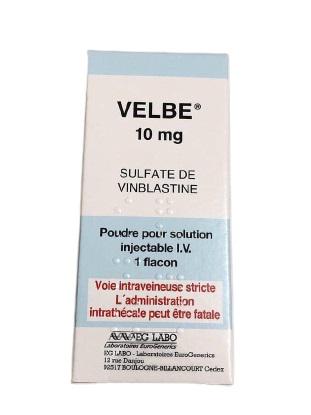 Velbe 10mg (Vinblastin sulfate) Pháp (H/1 Lọ)
