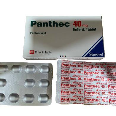 Panthec 40mg (Pantoprazol) Sanovel Turkey (H/28 V)