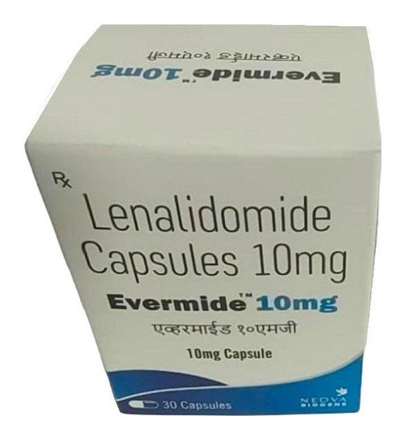 Evermide 10mg (Lenalidomide) Neova Biogen (H/30 V) INDIA
