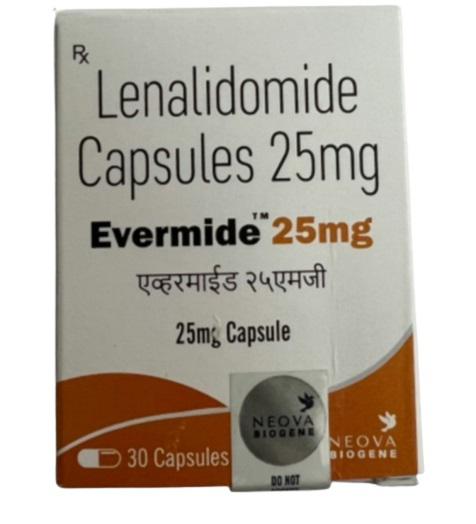 Evermide 25mg (Lenalidomide) Neova Biogen (H/30 V) INDIA