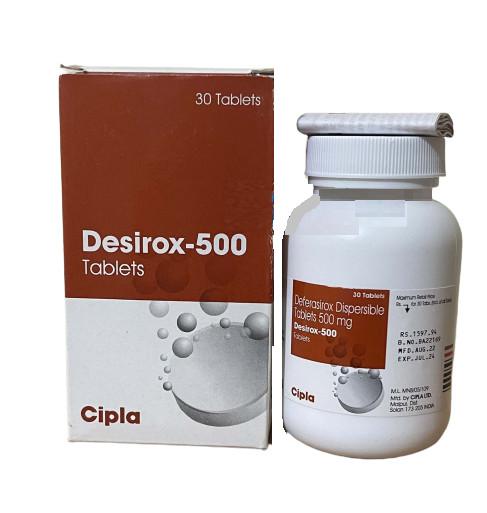 Desirox 500 (Deferasirox) Cipla (H/30v) INDIA
