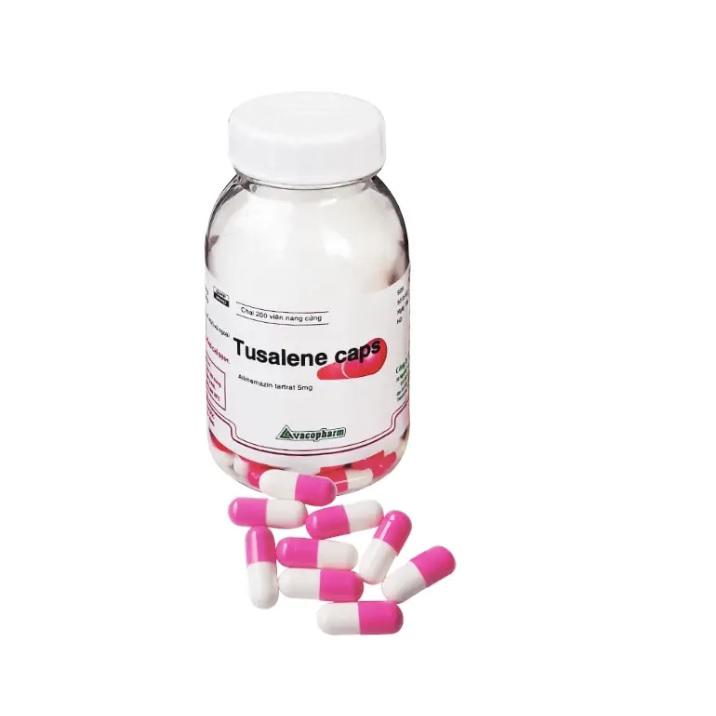 Tusalene 5mg (Alimemazin) Vacopharm (Chai/200 Viên Nang)