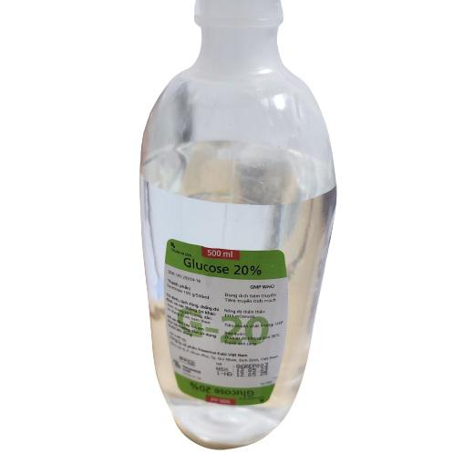 Glucose 20% Fresenius Kabi Bidiphar (Thùng/20chai/500ml)