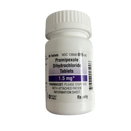 Pramipexole Dihydrochloride 1.5mg Torrent IP (C/90v) -Lốc 5 chai