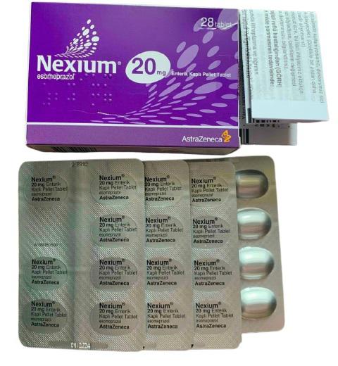 Nexium 20mg (Esomeprazole) AstraZeneca Turkey (H/28V)