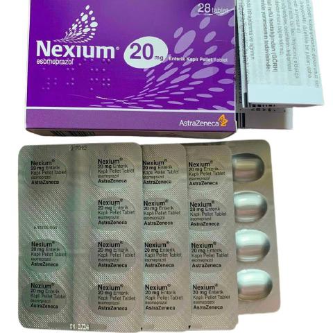 Nexium 20mg (Esomeprazole) AstraZeneca Turkey (H/28V)