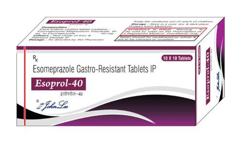 Esoprol-40 (Esomeprazol) Johnlee Pharma IP (H/100V)