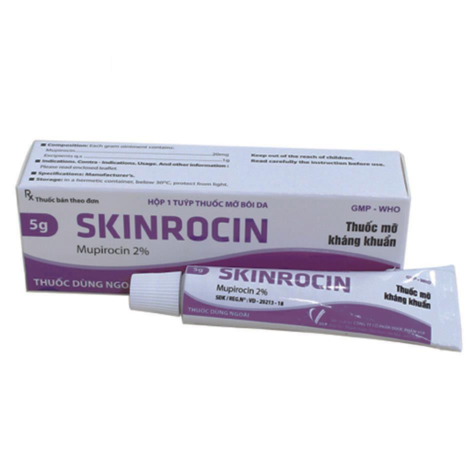 Skinrocin 2% (Mupirocin) VCP (Tuýp/5gr)