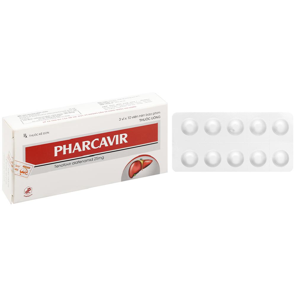 Pharcavir (Tenofovir Alafenamide) 25mg Pharbaco (H/30v)