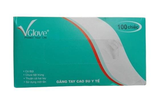 Găng Tay Vglove Có Bột Khải Hoàn (Size XL) (H/100c)