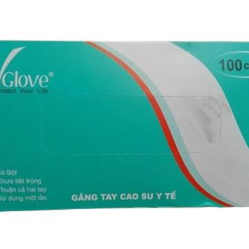 Găng Tay Vglove Có Bột Khải Hoàn (Size XL) (H/100c)