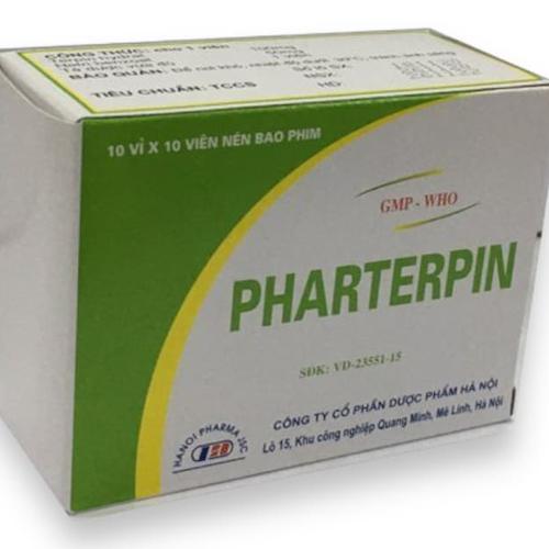 Pharterpin (Sodium Benzoate, Terpin Hydrate) Hà Nội (H/100v)