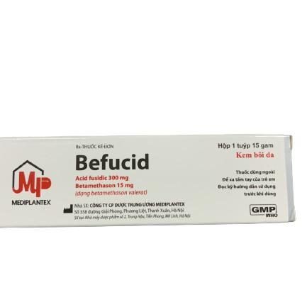 Befucid (Acid fusidic, Betamethason) Mediplantex (Tuýp/15gram)