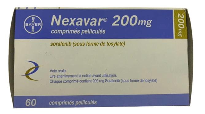 Nexavar 200mg (Sorafenib) Bayer(H/60V)Pháp