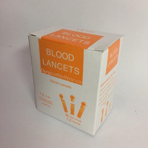 Kim Lấy Máu Lancets dẹp (hộp)