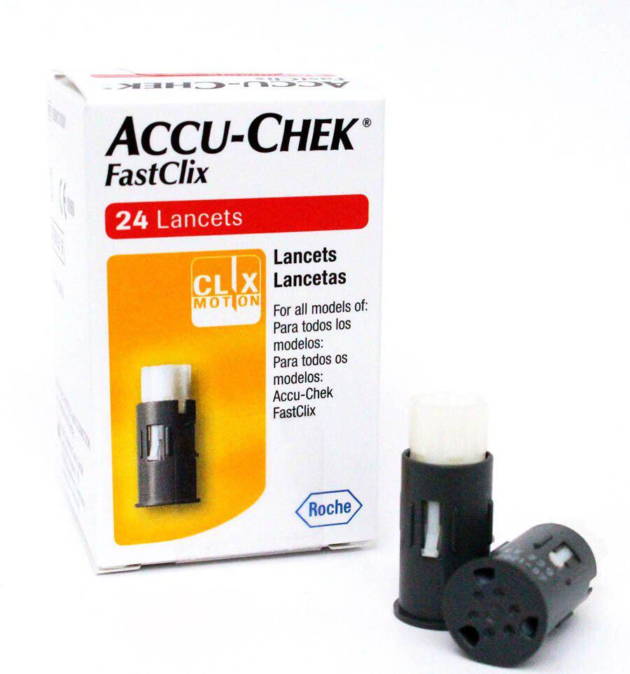 Kim rum lancet Acucheek Fast Clix (hộp)