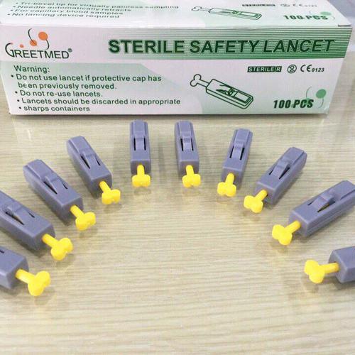 Kim lấy máu Sterile Safety Lancet Greetmed (hộp )