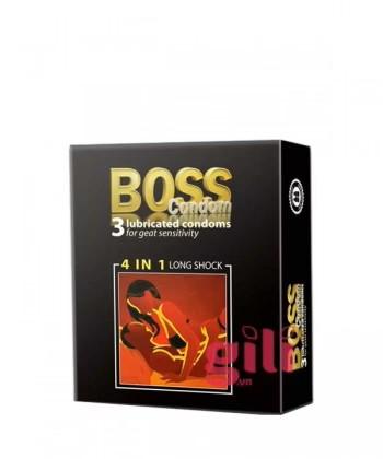 Bao Cao Su Boss 4 In 1 Long Shock (H/3cái)