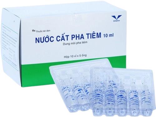 Nước Cất Pha Tiêm Bidiphar (H/50o/10ml)