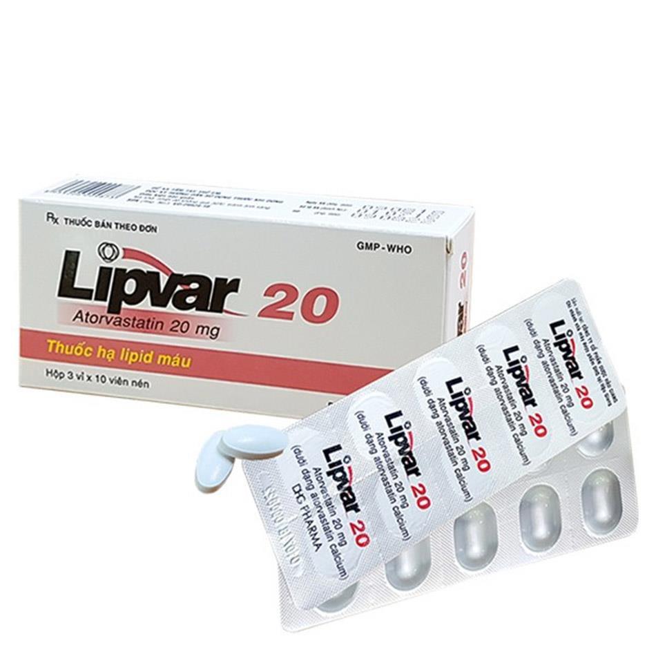 Lipvar 20 (Atorvastatin) DHG (H/30v)