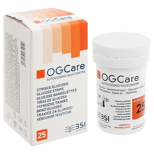 Que thử đường huyết OGcare (h/25que)